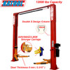 Katool KT-M120 12,000lbs Two Post Clear-floor Vehicle Lift