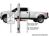 Atlas Platinum PVL-10 ALI Certified 10,000 Lbs. Adjustable Height 2 Post Overhead Car Lift
