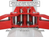 Atlas® Atlas Platinum PVL-9BP ALI Certified Baseplate 9,000 lbs. Capacity 2 Post Above Ground Car Lift