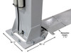 Atlas® Atlas Platinum PVL-9BP ALI Certified Baseplate 9,000 lbs. Capacity 2 Post Above Ground Car Lift