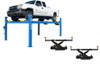 Atlas® Combo 412A /RJ6000 12,000 Lbs. 4 Post Alignment Lift- 2 Bridge Jacks included