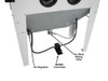 Atlas Equipment SBC420 Standard Sandblast Cabinet with Vacuum