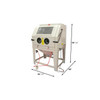 Atlas Equipment SBC990 Large Sandblast Cabinet with Vacuum