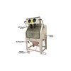 Atlas Equipment SBC990 Large Sandblast Cabinet with Vacuum