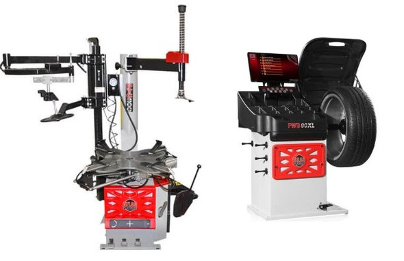 Atlas Platinum Platinum PTC300 Tire Changer + PWB90XL Wheel Balancer Combo Package