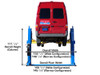 Atlas® BP12000 Baseplate 12,000 lbs. capacity 2 Post Above Ground Lift