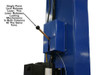 Atlas® PV-15P Overhead 15,000 lbs capacity Adjustable Height 2 Post Lift (EXTRA WIDE/EXTRA TALL)