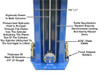 Atlas® PV-15P Overhead 15,000 lbs capacity Adjustable Height 2 Post Lift (EXTRA WIDE/EXTRA TALL)