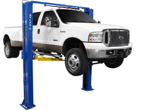 Atlas® PV-10PX Overhead 10,000 lbs. Capacity Adjustable Height 2 Post Above Ground Lift