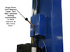 Atlas® PV-10PX Overhead 10,000 lbs. Capacity Adjustable Height 2 Post Above Ground Lift