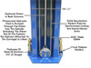 Atlas® PV-10PX Overhead 10,000 lbs. Capacity Adjustable Height 2 Post Above Ground Lift