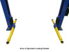 Atlas® PV-10PX Overhead 10,000 lbs. Capacity Adjustable Height 2 Post Above Ground Lift