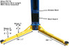 Atlas® ATEXH-PV12PX 12,000 lb Overhead 2-Post Lift