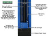 Atlas® PV-15P Overhead 15,000 lbs capacity Adjustable Height 2 Post Lift (EXTRA WIDE/EXTRA TALL)