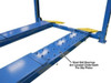 Atlas® 412A 12,000 Lbs. Commercial Grade 4 Post Alignment Lift w/Turntables