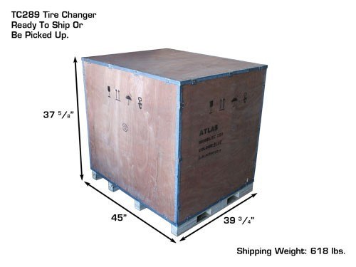 Atlas&reg; TC289 Tire Changer Electric/Pneumatic Wheel Clamp Tire Changer w/Bead Blaster