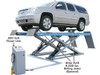 Atlas® Alignment Lift Combo - 12AWFSL-N Commercial Alignment Scissor Lift and (2) RJ-6 Rolling Jacks