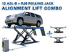 Atlas® Alignment Lift Combo - 12ASL-N Commercial Alignment Scissor Lift