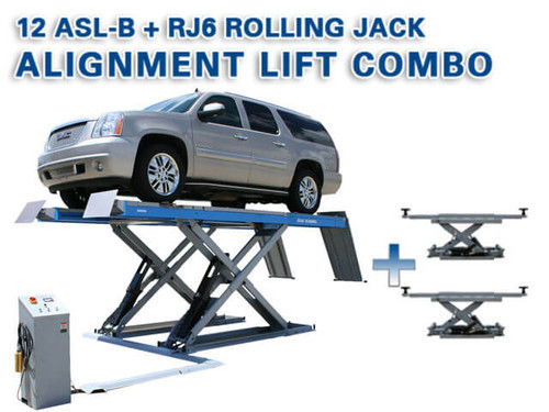 Atlas® Alignment Lift Combo - 12ASL-N Commercial Alignment Scissor Lift