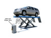 Atlas® Alignment Lift Combo - 12AWFSL-N Commercial Alignment Scissor Lift and (2) RJ-6 Rolling Jacks