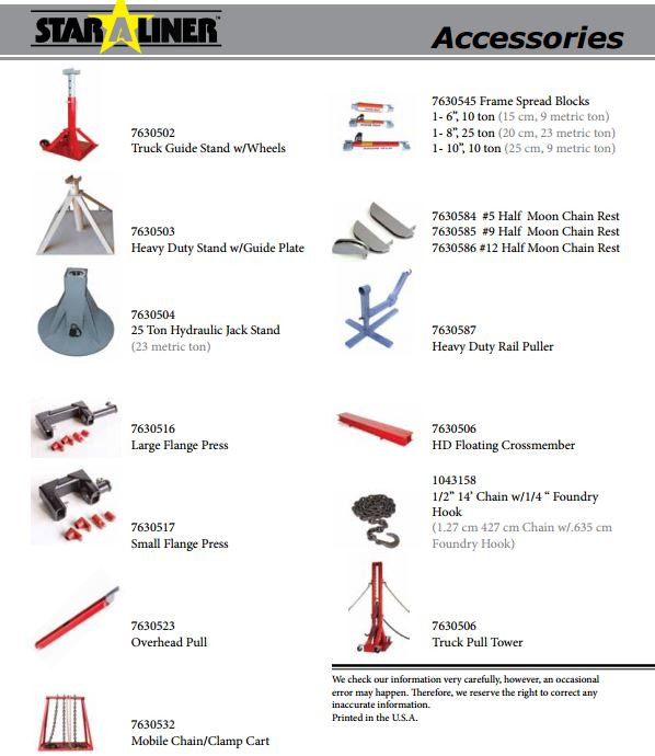 Star-A-Liner Hd-50 50' Twelve Tower Heavy Duty Truck Frame Racks