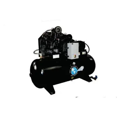 Atlas® 10HP 3Phase 120 Gallon Horizontal Air Compressor
