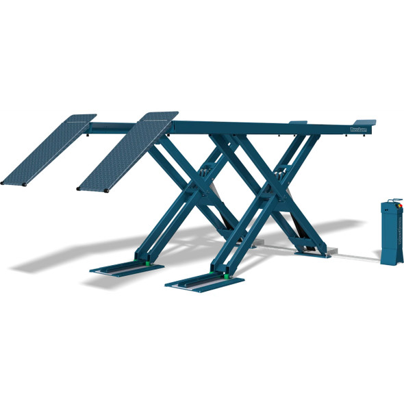 Nussbaum UNI LIFT 12 A 12,000 lb Alignment Rack Scissors Lifts w/ Flat Runways