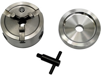 Quick Chuck 70040  Brake Lathe Quick Chuck Adapter / Backing Plate / Key fits Ammco Etc.