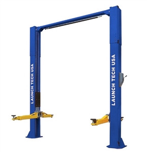 Launch TLT210-XT-B 10,000 Lbs Clear Floor Asymmetric 2 Post Lift (ALI Certified)