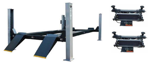 Triumph Combo NTR-16  + 2 x RJ9000 16,000 lbs Four Post Auto Lift