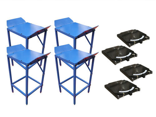 Atlas® Wheel Stands and Alignment Turntable Package (Set of 4)