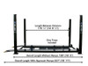 Atlas® Garage Pro 8000 EXT-L Portable 8,000 Lbs. Capacity 4 Post Lift (Extra Tall, Extra Long)