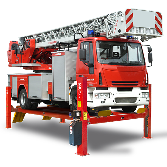  AMGO PRO-40  Weight 40,000 lbs. Cap 4 Post Truck Lift 