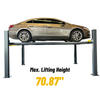 Katool KT-4H850 - 8,500 lbs Capacity Heavy Duty 4-Post Storage Car Lift - 110V