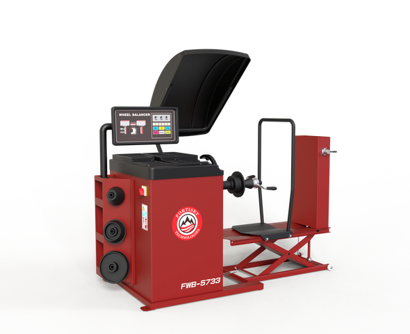 Fortisky Fully Automatic Truck/Car Wheel Balancer w/Lifting Cart FWB-5733