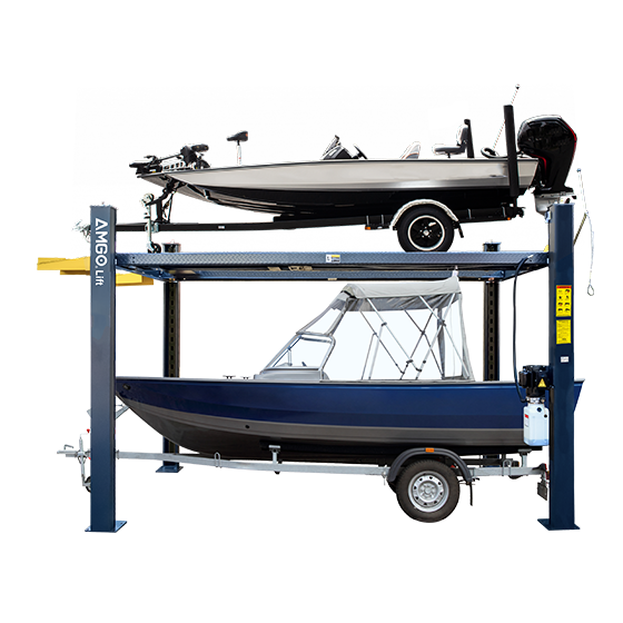 AMGO  408HLX 8,000 lbs. Capacity 4-Post Boat Storage Lift
