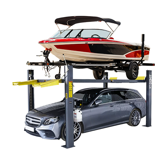 AMGO  409-HPX 9,000 lbs. Capacity 4-Post Boat Storage Lift