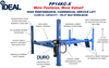 Ideal  FP14KC-X 14000lb Four Post Lift