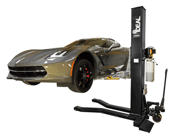  iDEAL / iMOBILE - MSC-6KLP-BLK  6,000 lb. capacity Mobile Single Column Lift